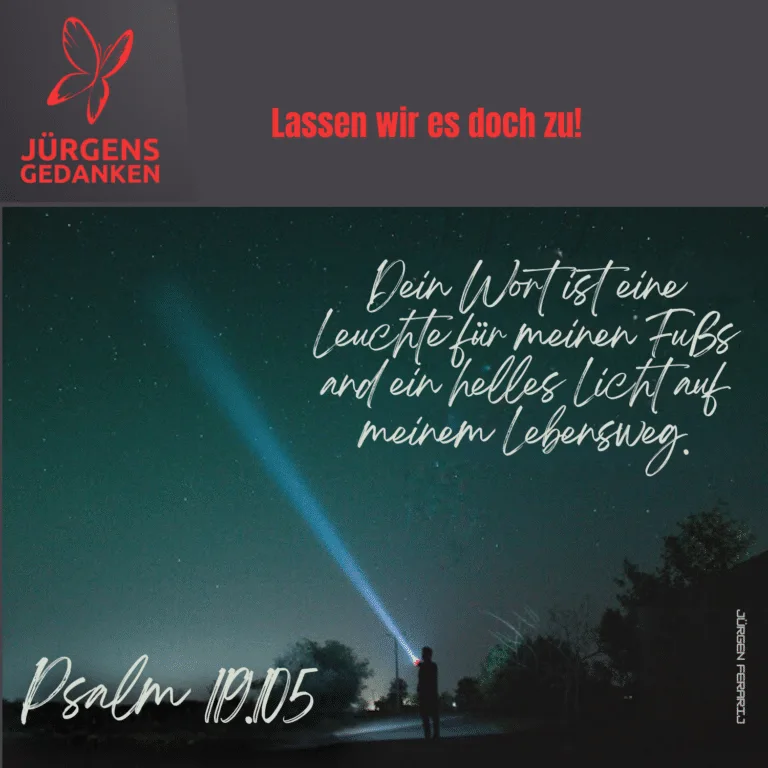 Person leuchtet mit einer Taschenlampe