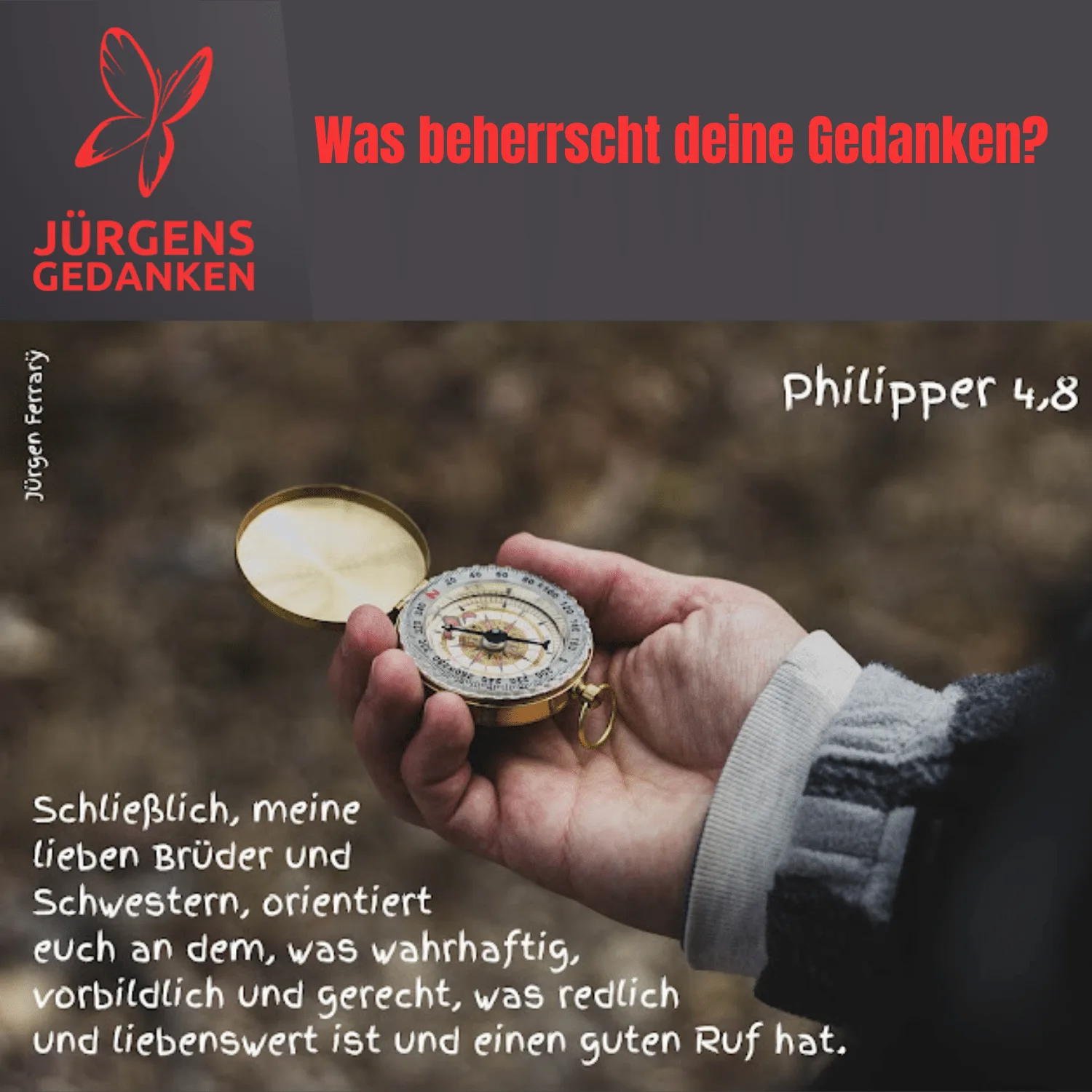Eine Stoppuhr in der Hand