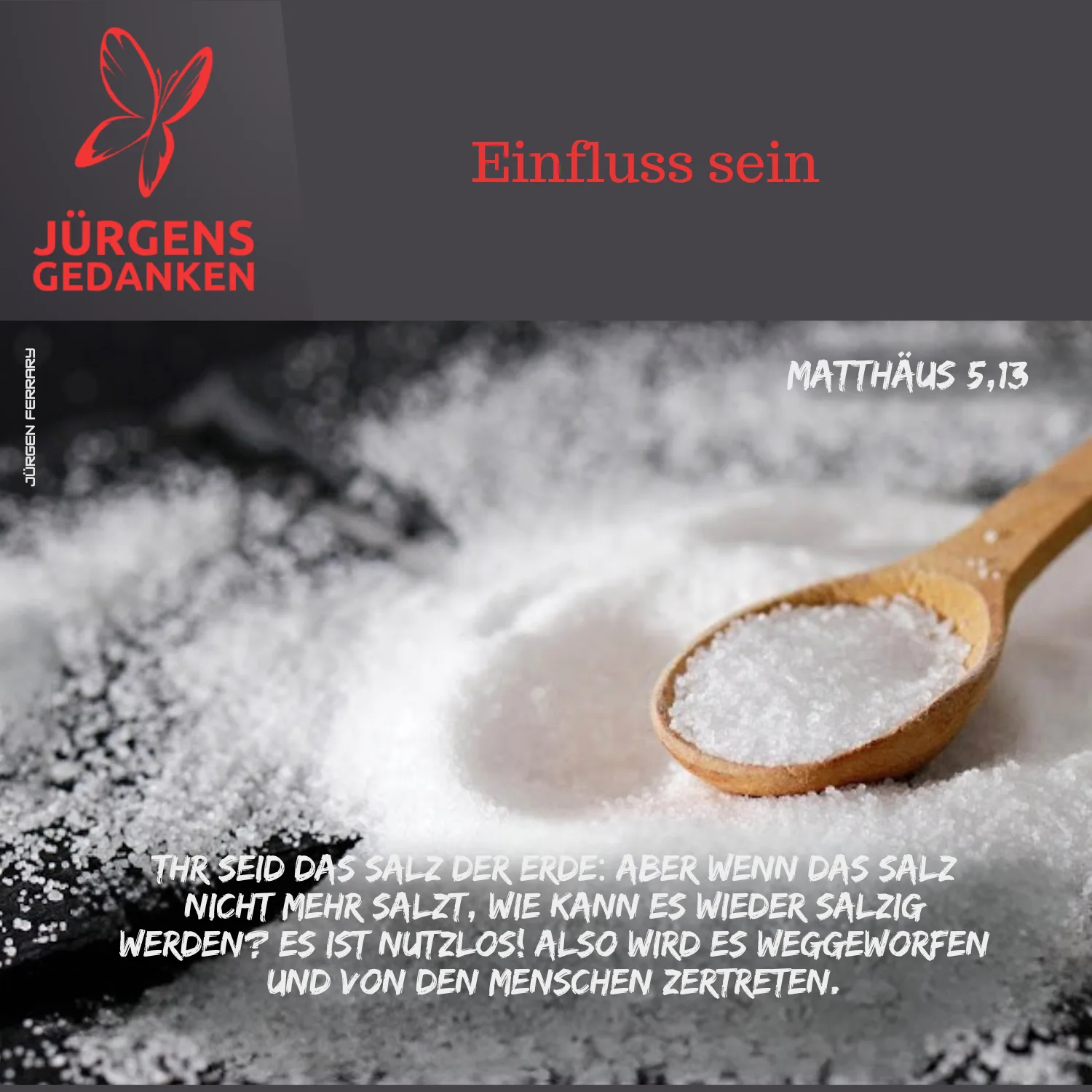 Ein Löffel Salz