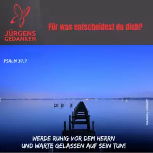 Steg führ ins Wasser