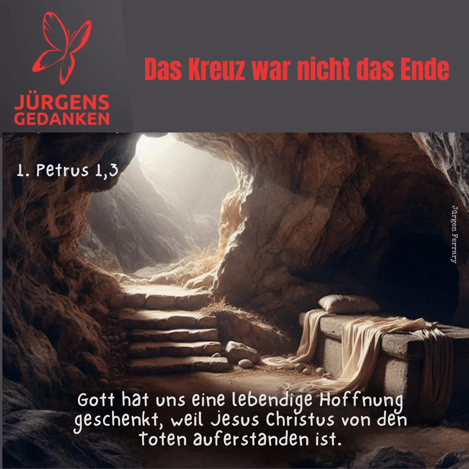 offenes Grab