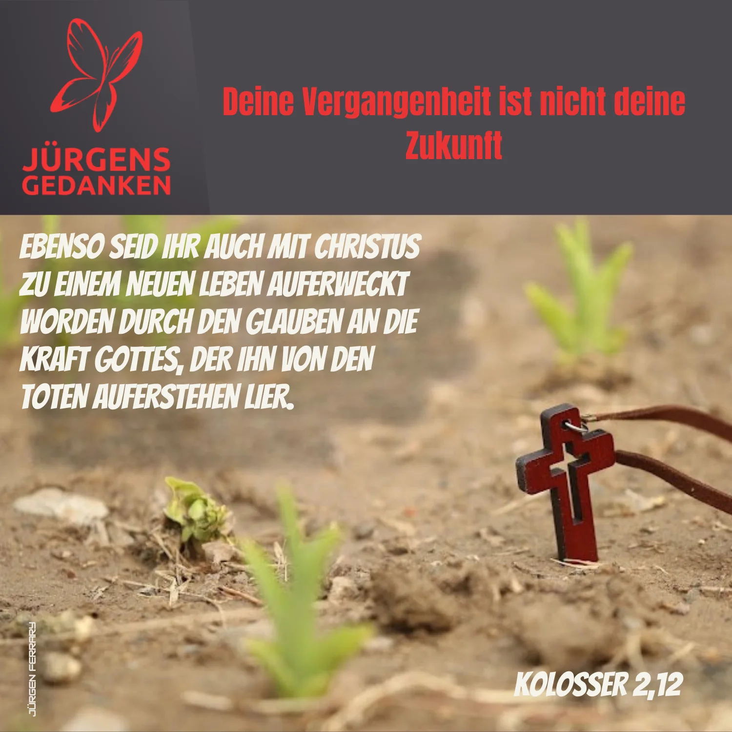 Kreuzkette in der Erde