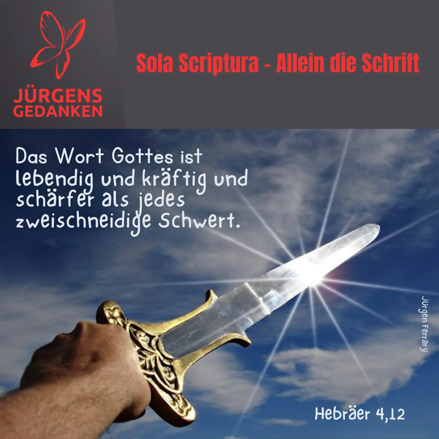 Schwert in der Hand