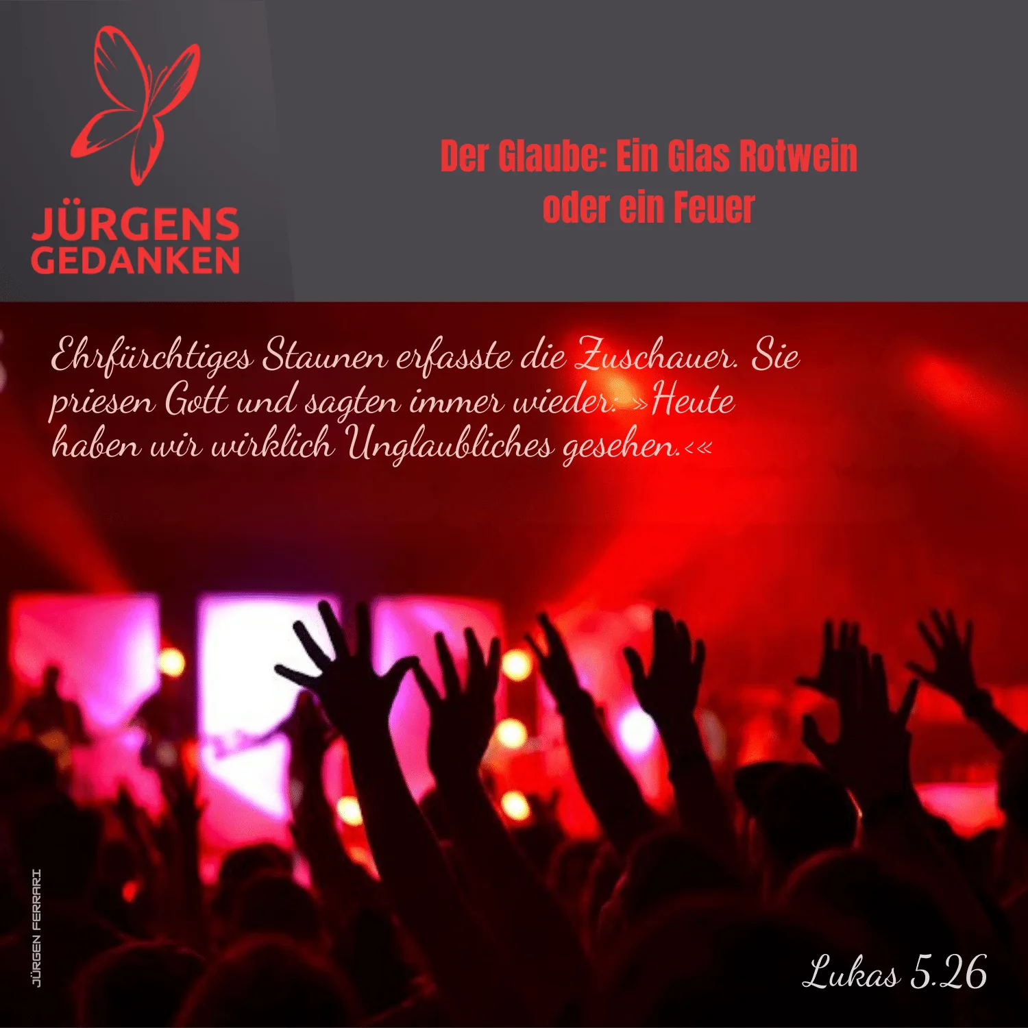 Lobpreis im roten Licht