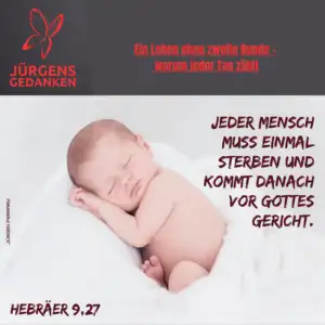 Baby in Decke eingewickelt