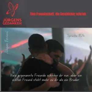 Männder umarmen sich
