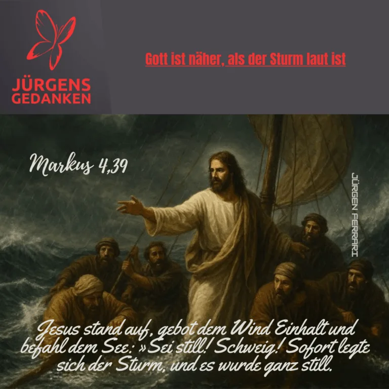 Jesus auf dem Meer bei Sturm
