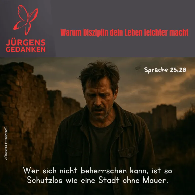 Mann mit geenktem Kopf