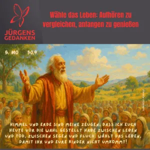 Mann spricht zum Volk