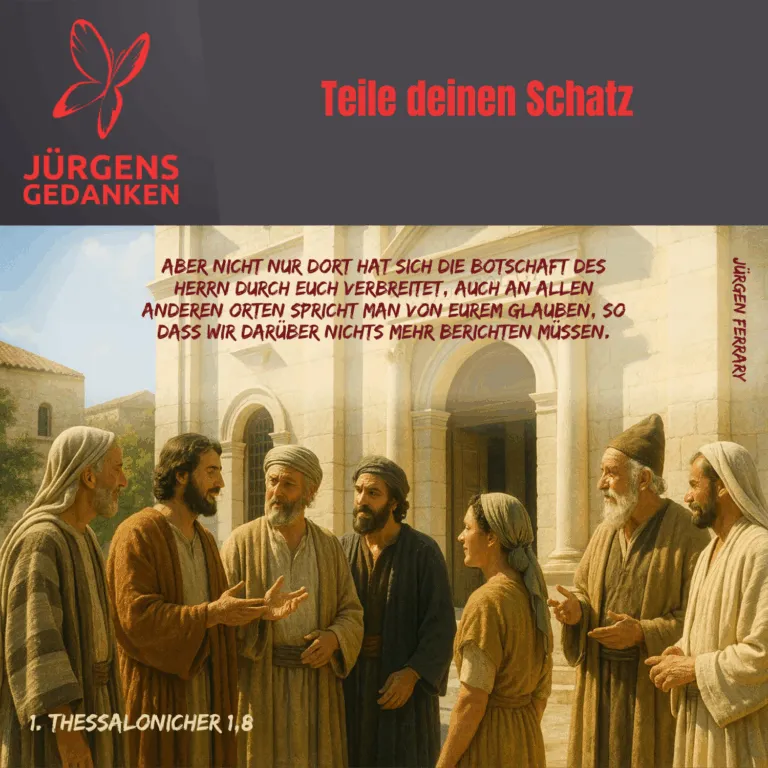 Menschen vor dem Tempel