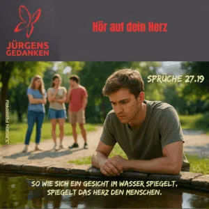 Mann sondert sich von einer Gruppe ab