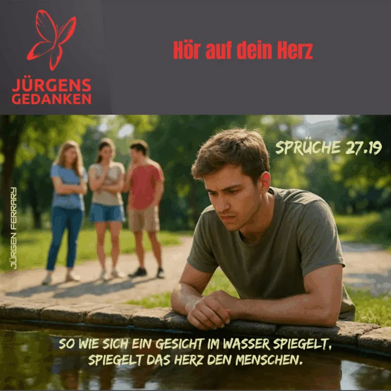 Mann sondert sich von einer Gruppe ab