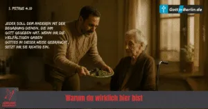 Pfleger bringt Essen