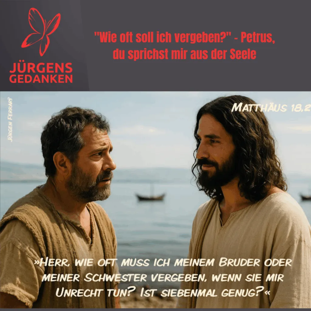 Jesus und Petrus am See