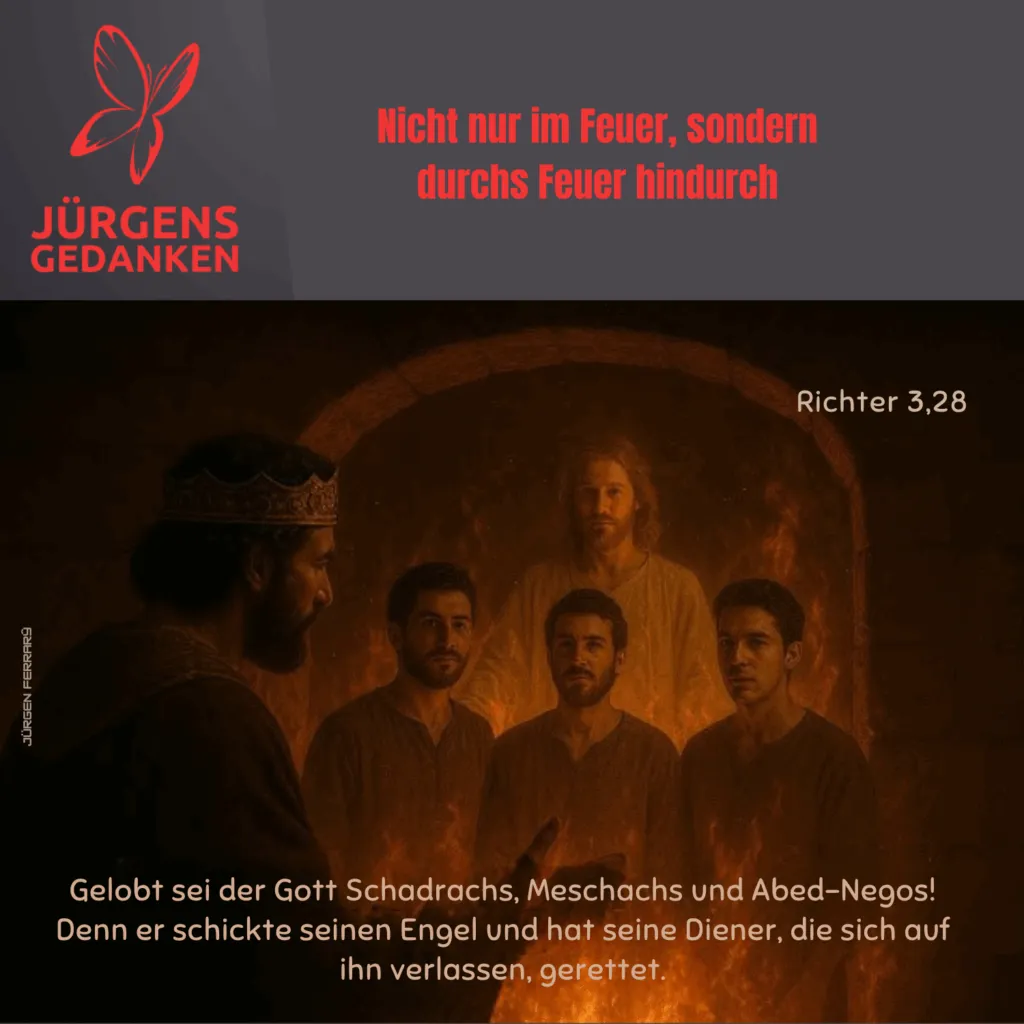 Personen im Feuerofen