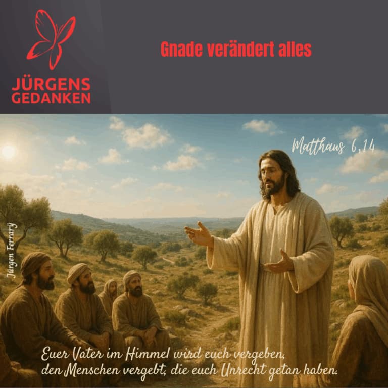 Jesus predigt zu seinen Nachfolgern