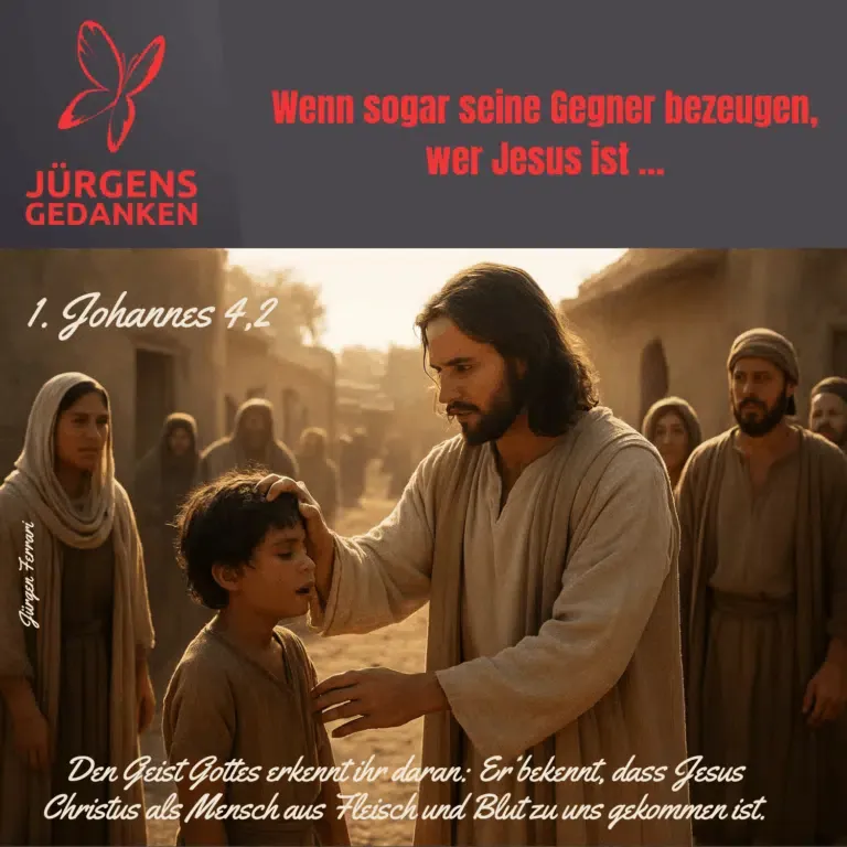Jesus segnet ein Kind