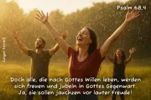 Menschen voller Freude