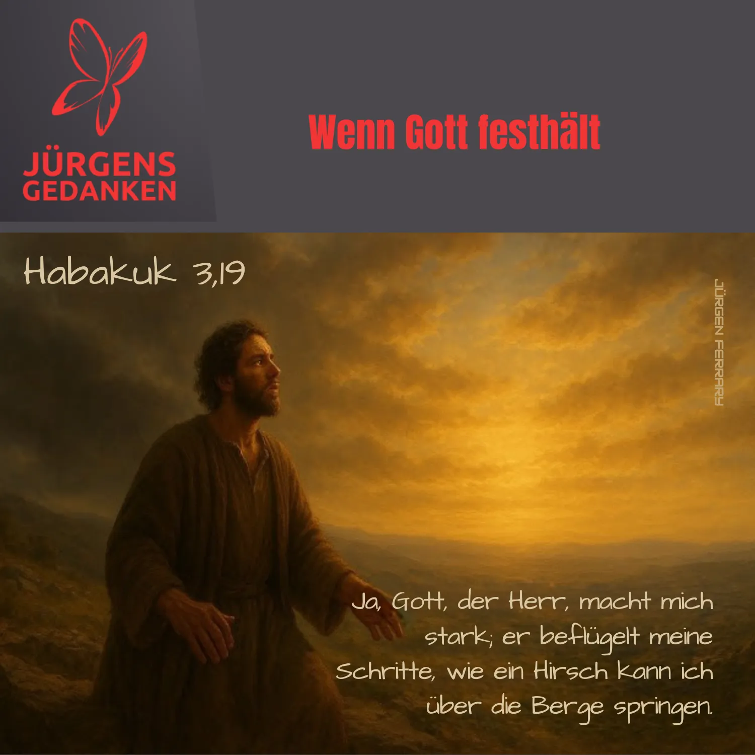 Habakuk schaut zu Gott