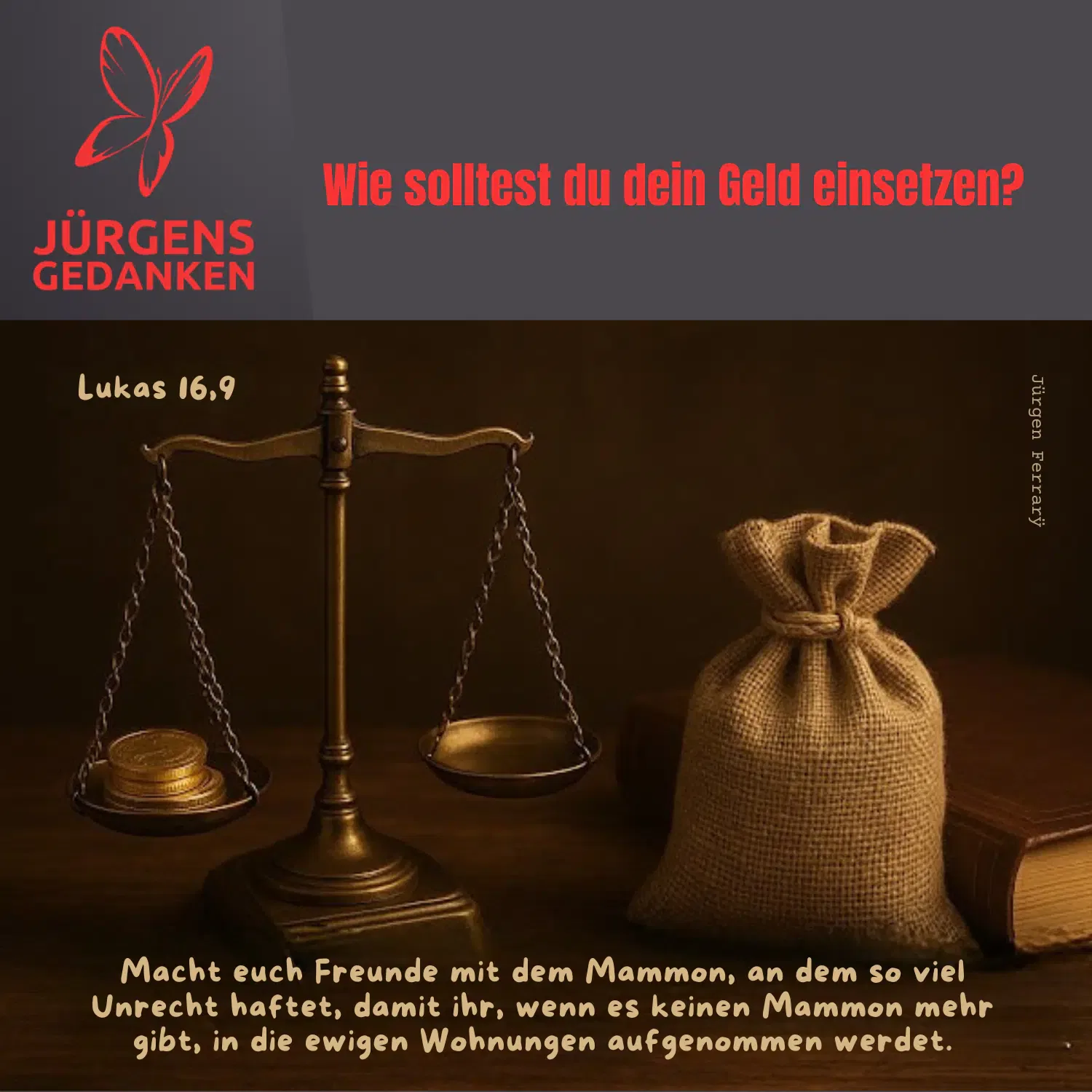 Mit der Wage Gold abwiegen