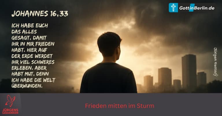 Mann schaut in die Weite