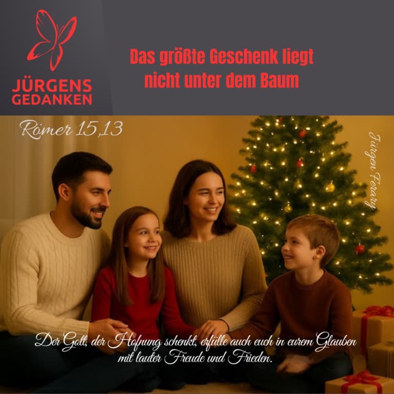 Familie unterm Weihnachtsbaum