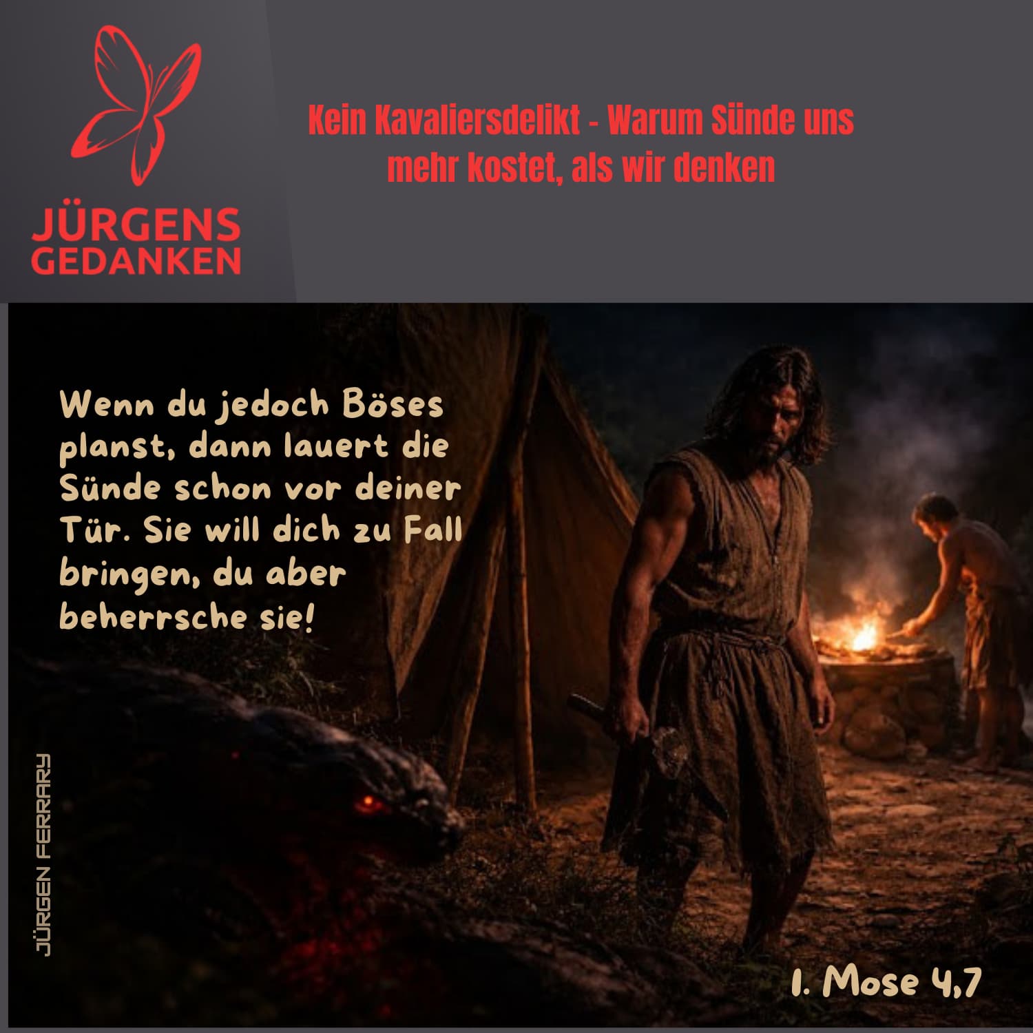Zwei Männer in der Nacht