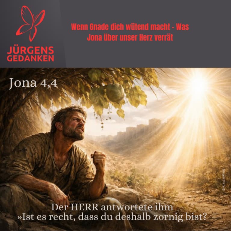 Mann wütend zu Gott