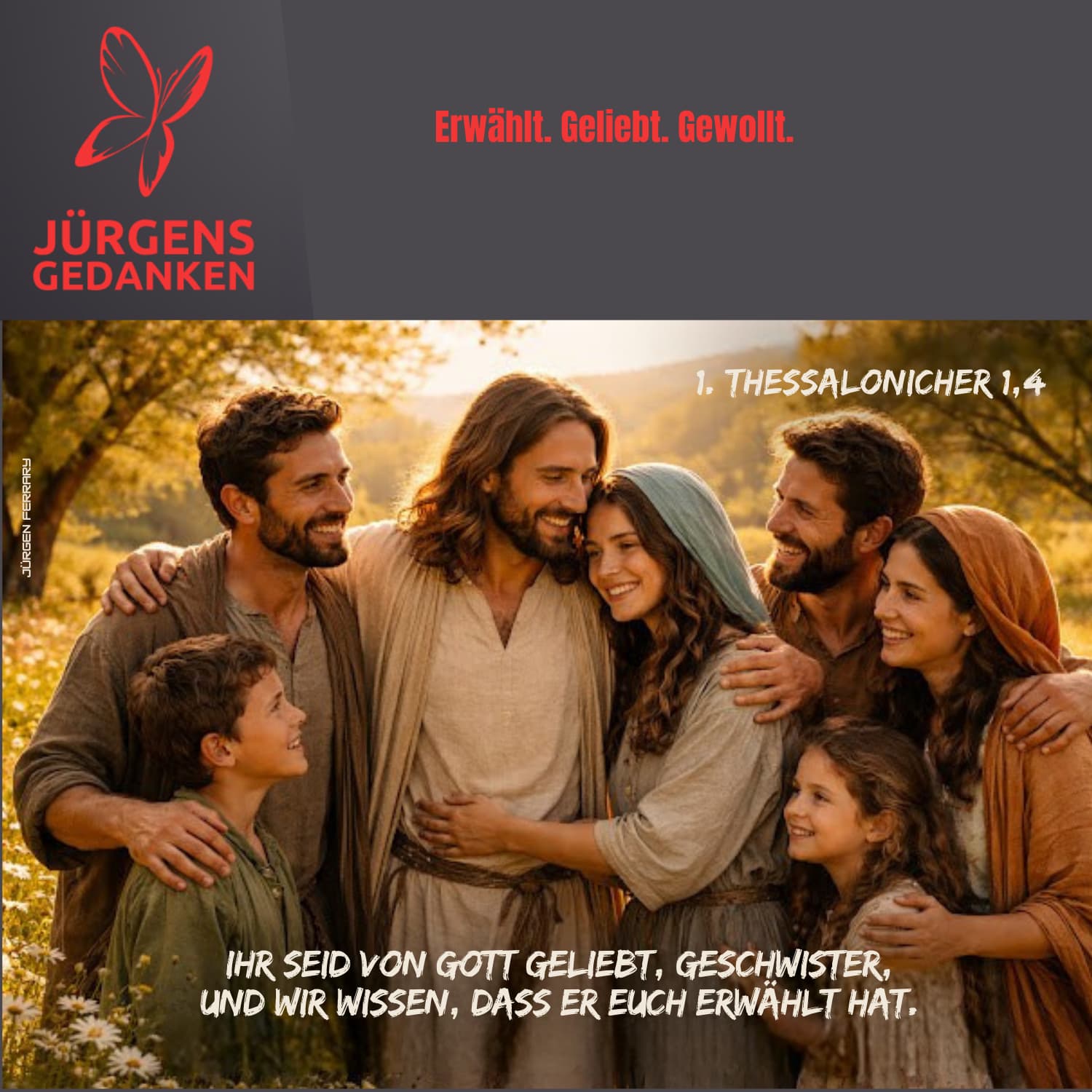 Gruppe fröhlicher Menschen