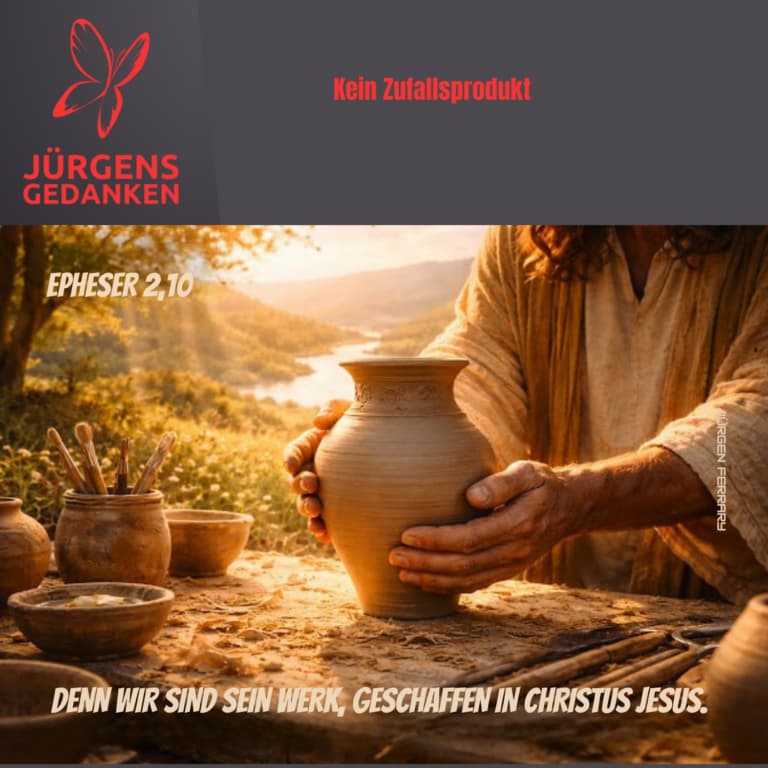 Ein Töpfer formt einen Krug