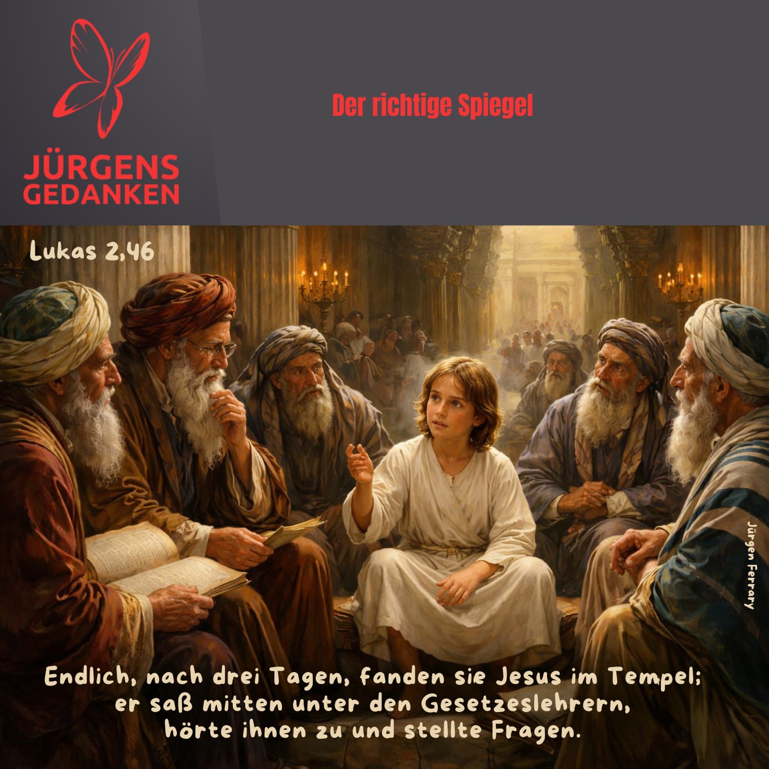 Jesus als Kind bei den Schriftgelehrten
