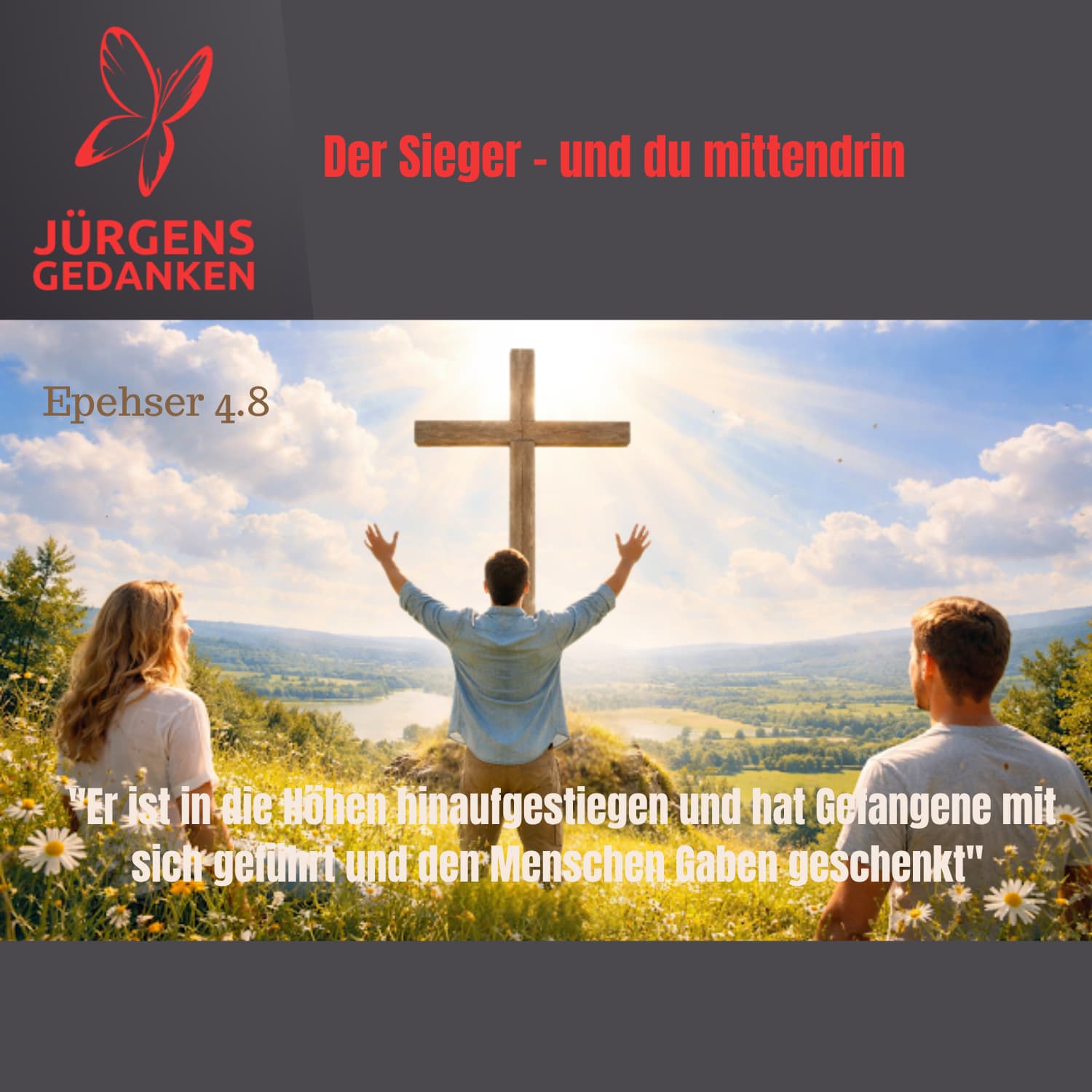 Freude vorm Kreuz