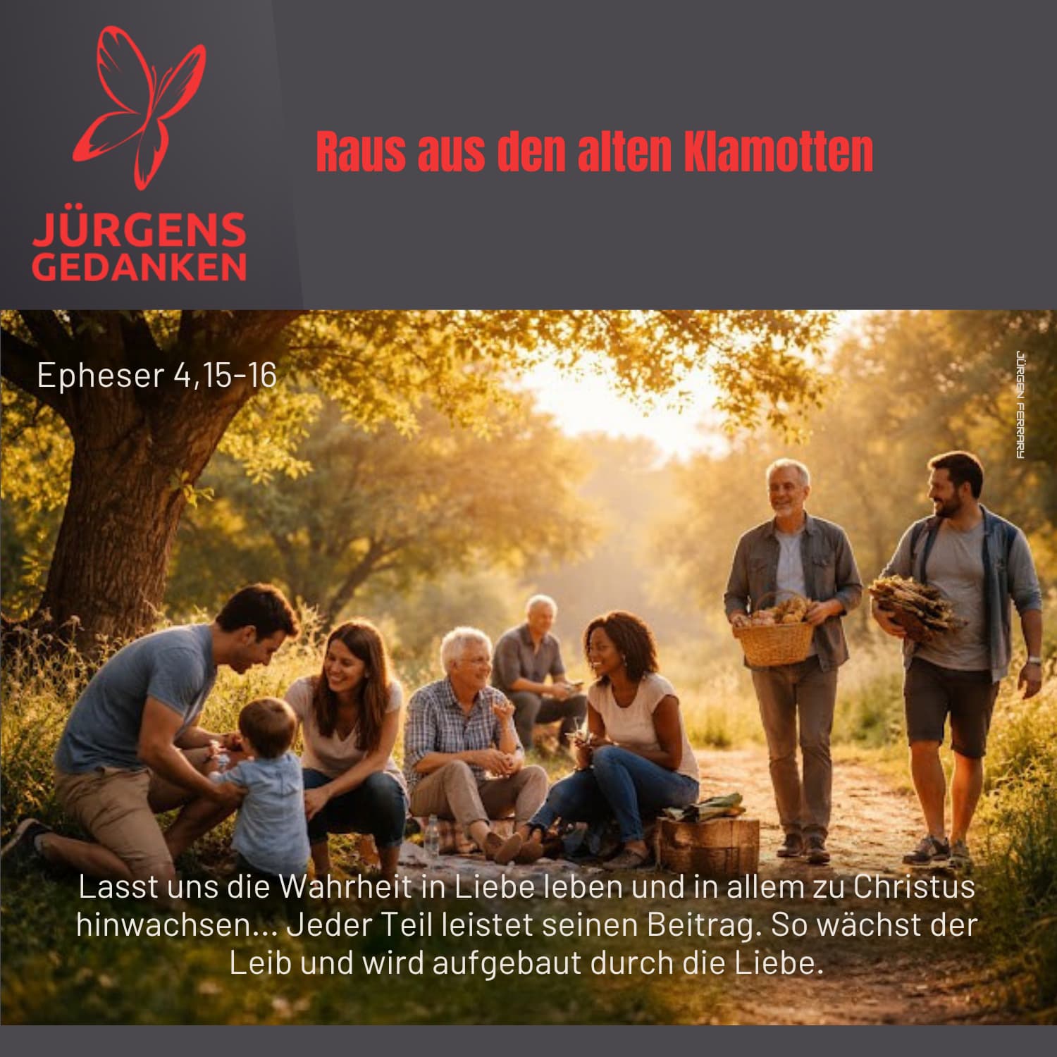 Familien beim Picknick