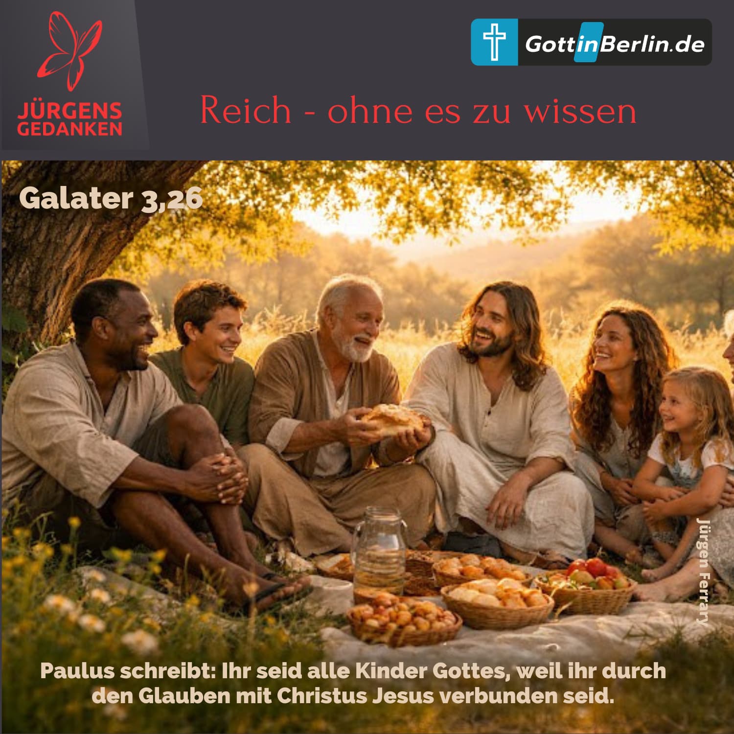 Gruppe Menschen beim Piknik