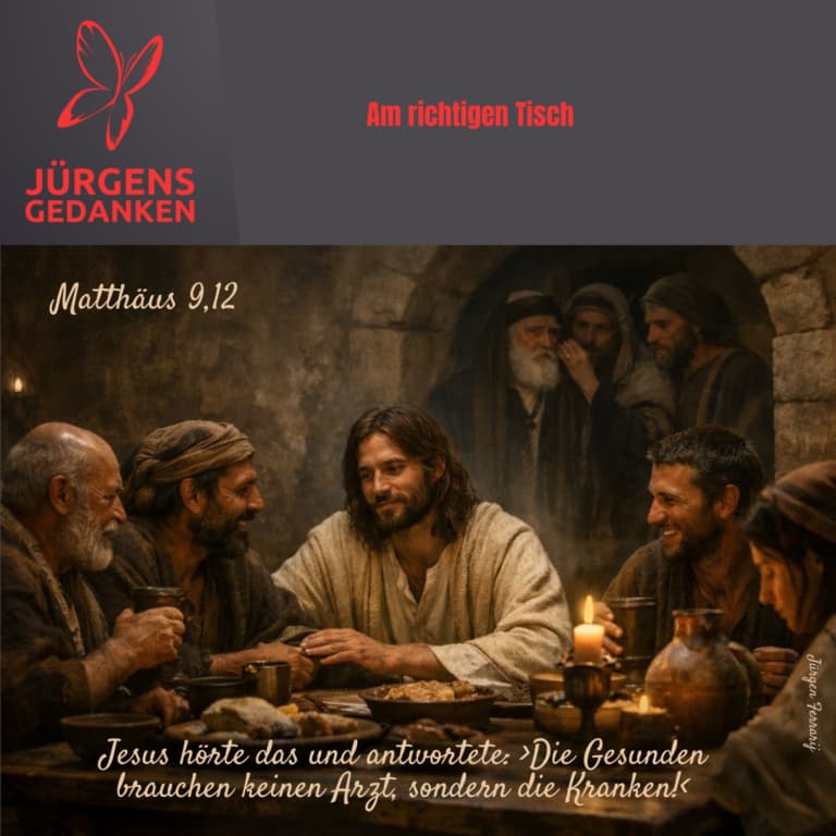 Gruppe von Menschen am Tisch