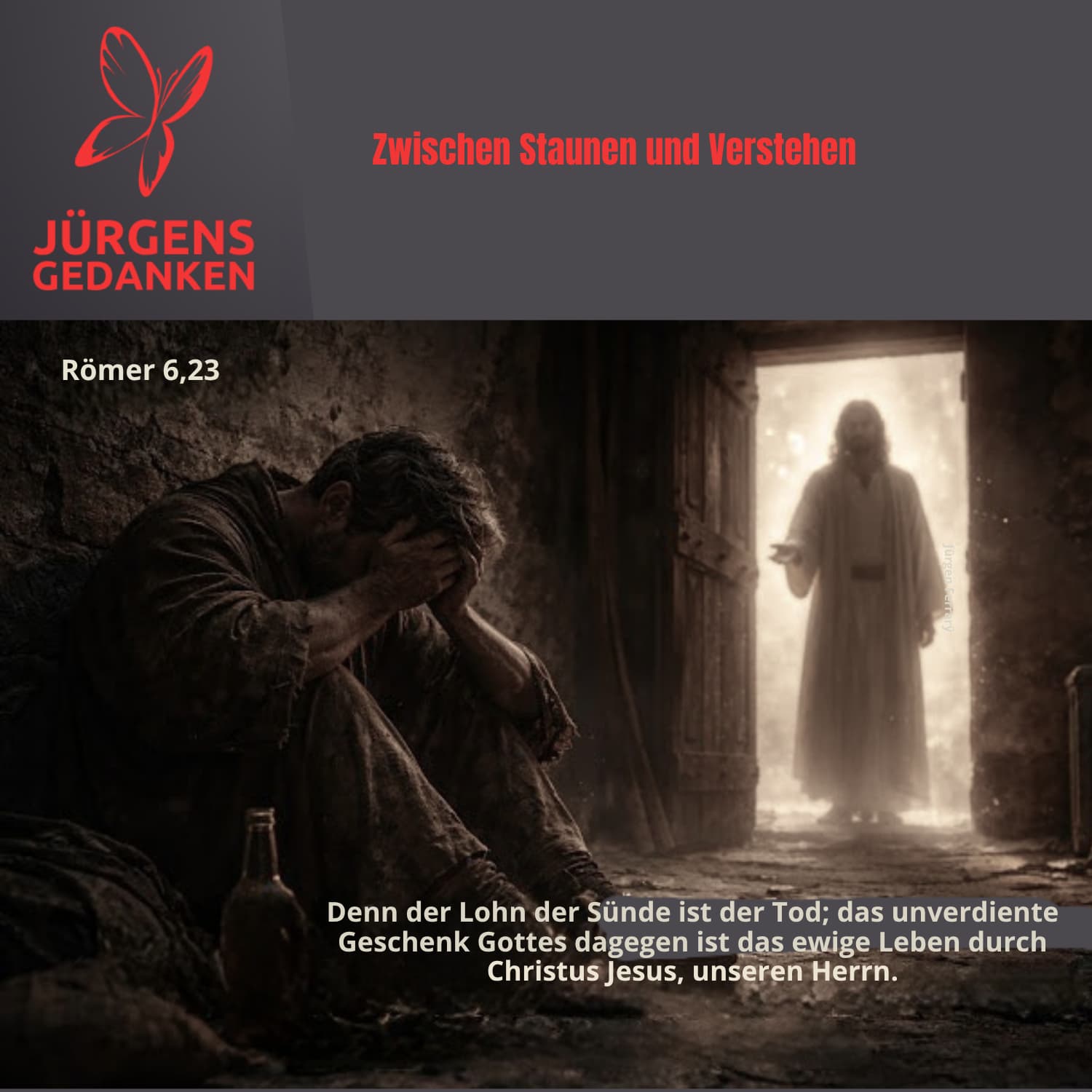 Jesus steht in der Tür