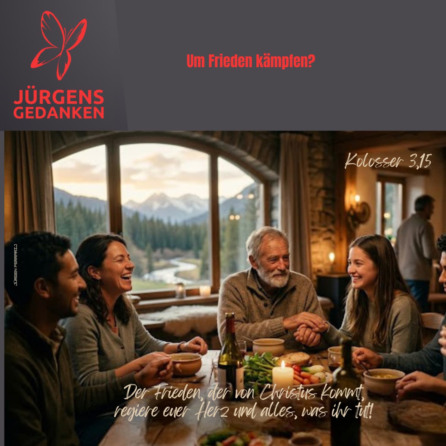 Gemeinschaft im Restaurant