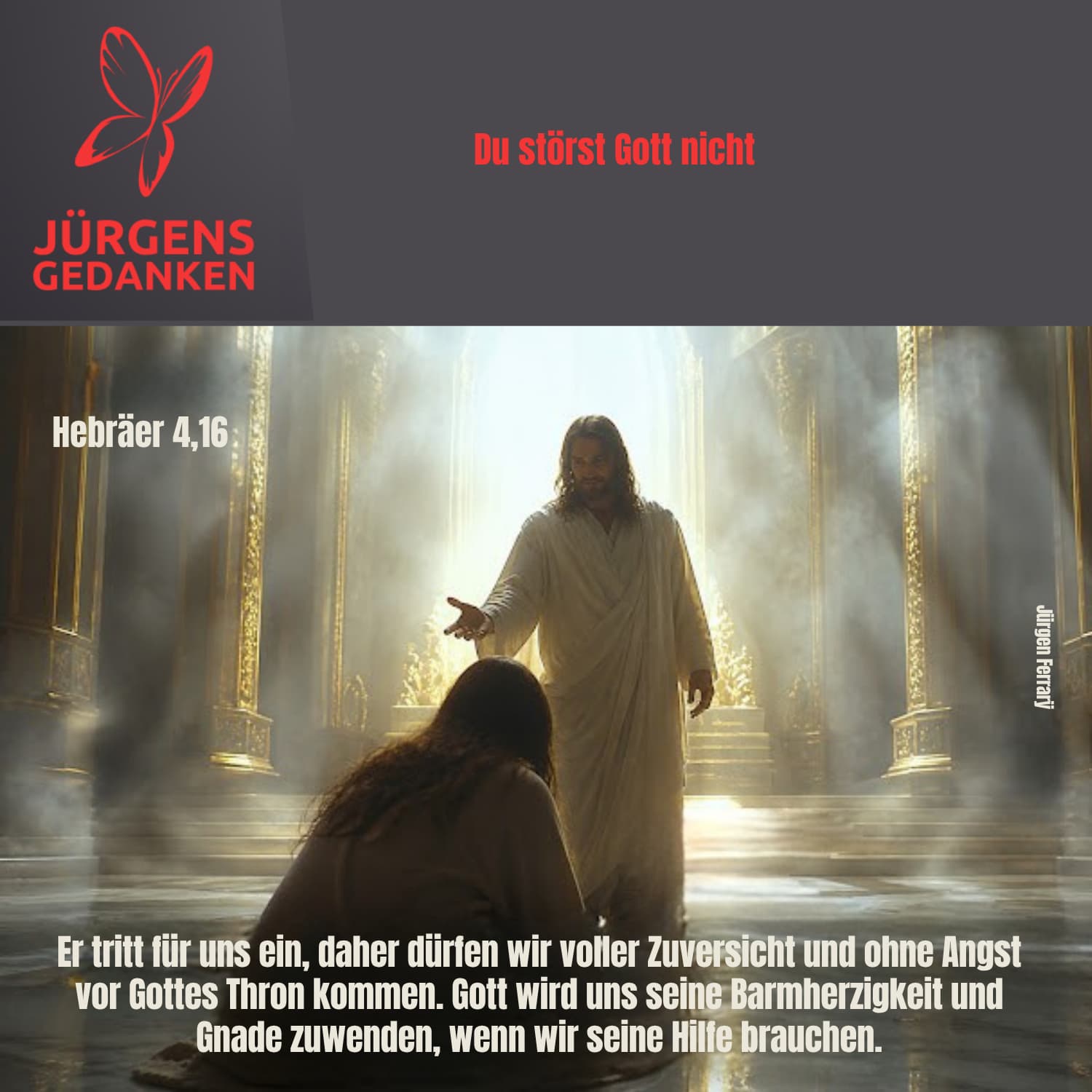Segnung im Tempel