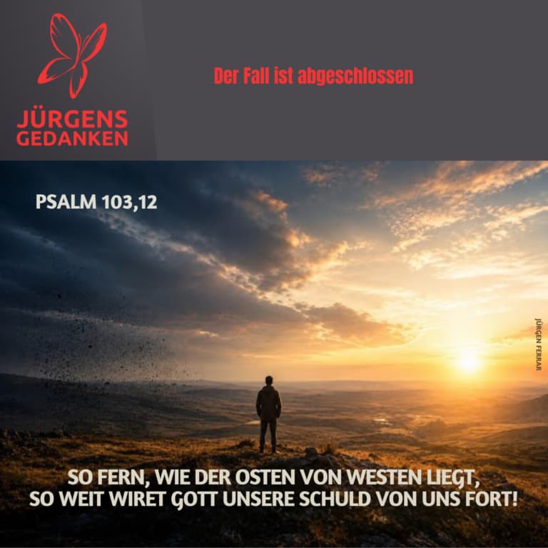 Mann in der Abendsonne