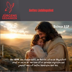 Vater und Sohn umarmen sich
