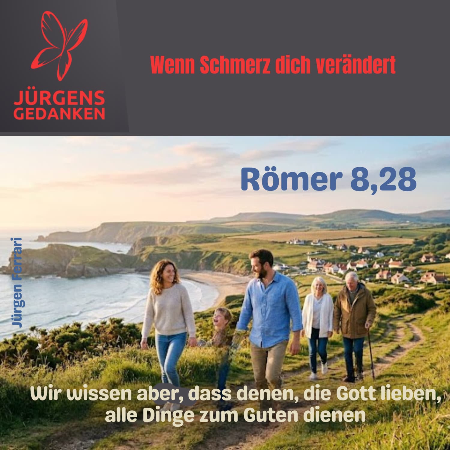 Familie geht spazieren